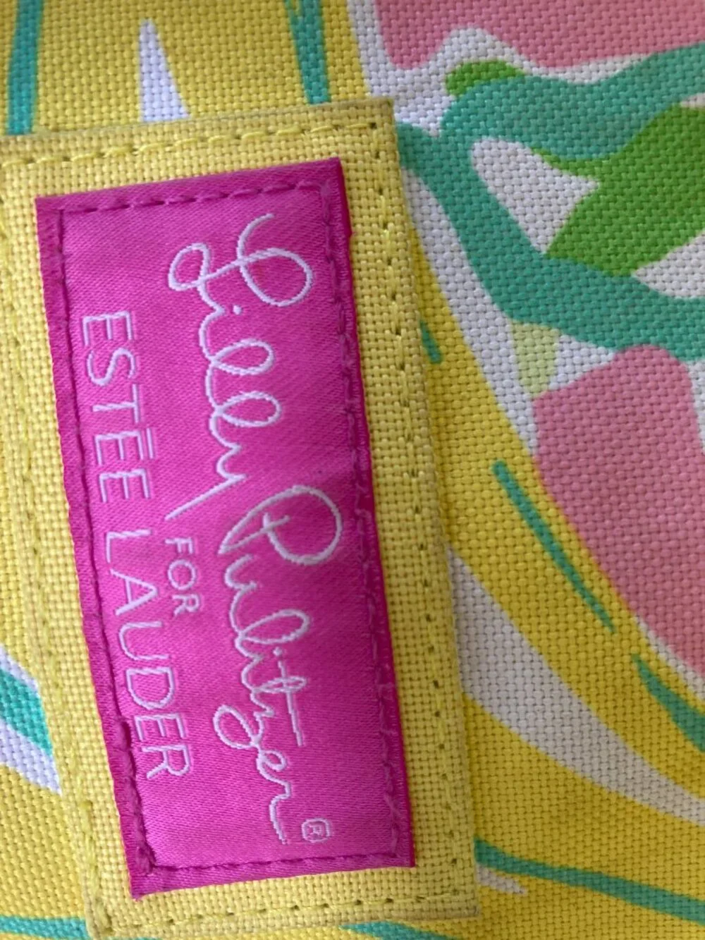 Lilly Pulitzer Beach Bag Pool Bag with Zipper Pouch